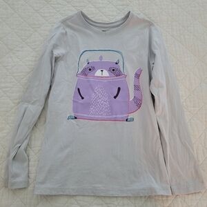 Tea collection long sleeve shirt japan destination sz 8